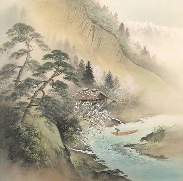 Япония в работах Коукея Кодзимы (28 картин)
