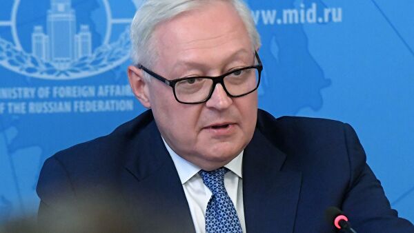 Заместитель министра иностранных дел России Сергей Рябков во время брифинга в связи с прекращением действия Договора о РСМД. 5 августа 2019