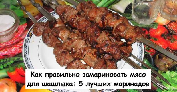 Как правильно замариновать мясо для шашлыка: 5 лучших маринадов