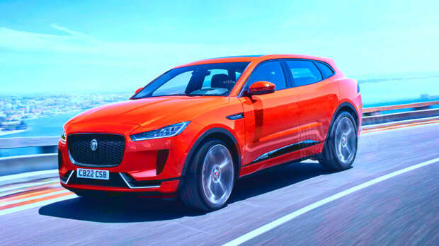 Новый электрический внедорожник Jaguar J-Pace, который может посоревноваться с Tesla Model X