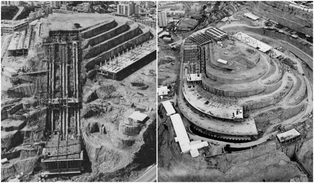 Главные строительные работы велись в период 1953-1961 гг. («El Helicoide», Каракас). | Фото: hiddenarchitecture.net.