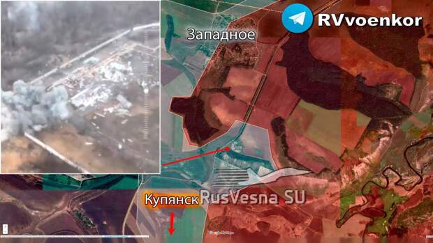 🇺🇦⚔️🇷🇺Враг пытается прорваться к реке Оскол у Купянска: ВКС России наносят удары