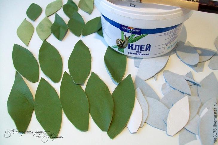 Создаем колье для невесты «Нежность лилий»