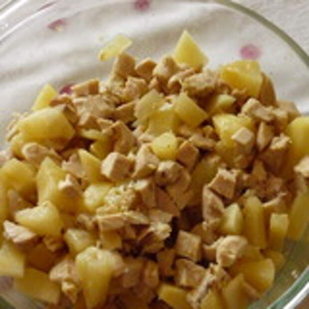 диетический куриный салат