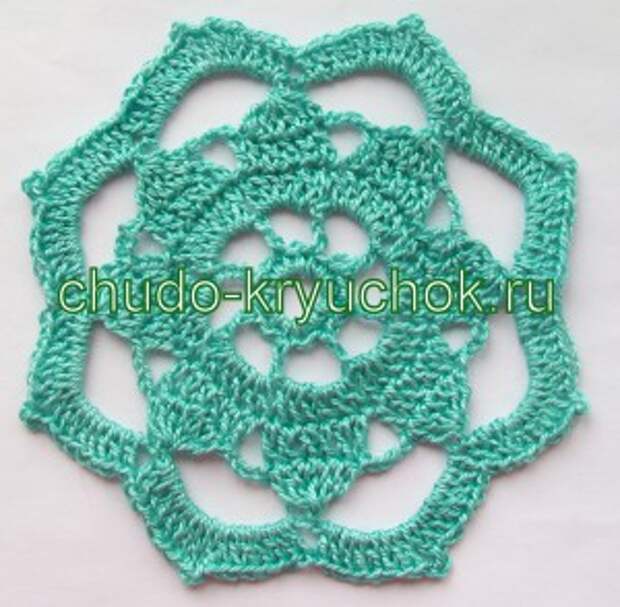 ажурные мотивы крючком