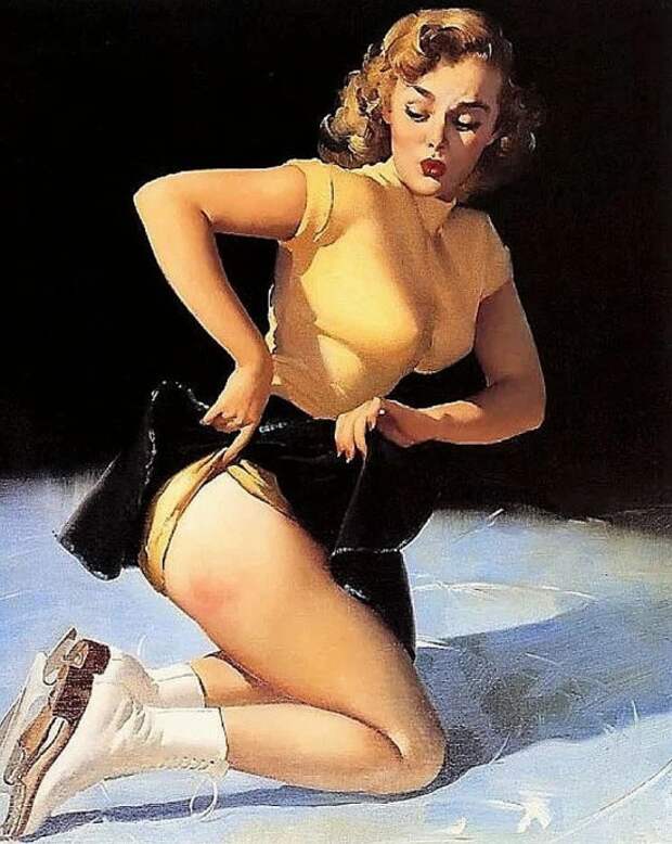 художник Джил Элвгрен (Gil Elvgren) пин ап картины – 03