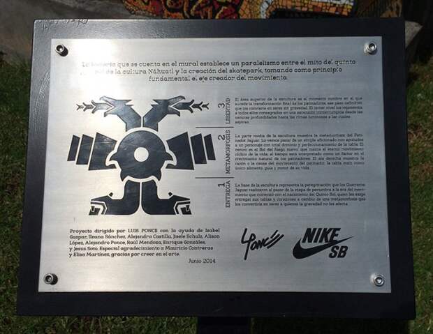 Скейтпарк «NIKE templo mayor» в Мехико
