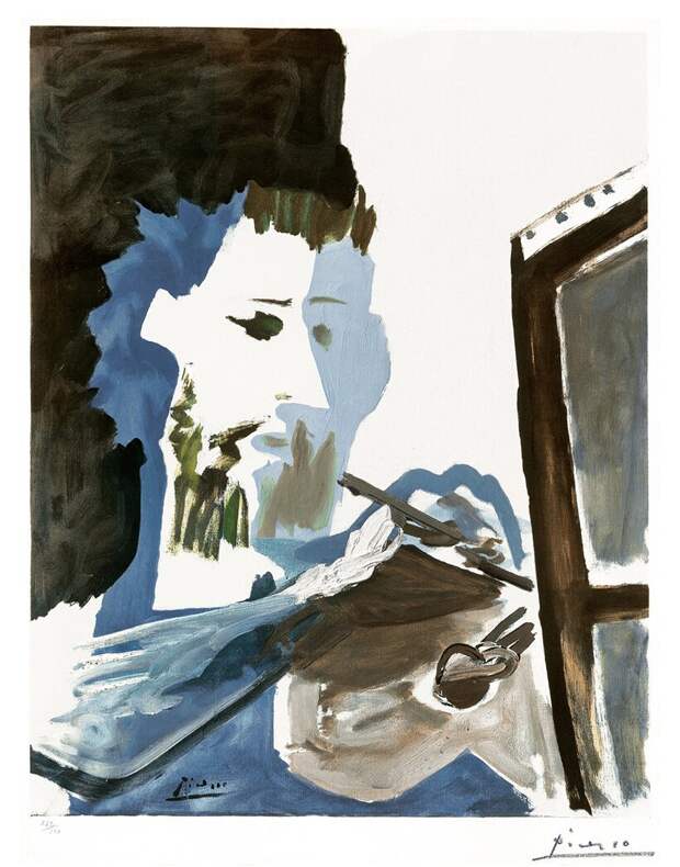 Пабло Пикассо «Художник», 1963 год Пабло Пикассо «Художник», 1963 год