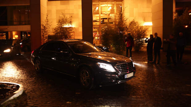 Российская делегация в Женеве вернулась в отель размещения после переговоров