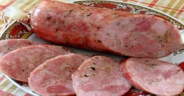 Лучший рецепт вкуснейшей домашней рубленой колбасы