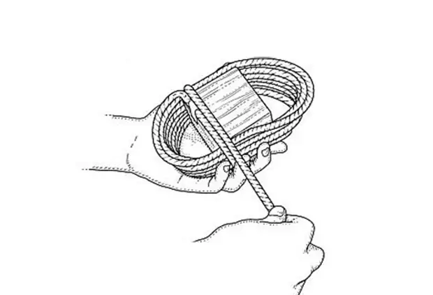 Как перевязать конверт бечевкой схема