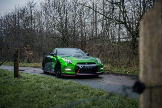 Виниловый стайлинг в стиле "Годзиллы" для Nissan GT-R Nismo nissan, nissan gt-r, авто, автомобили, автотюнинг, спорткар, суперкар, тюнинг