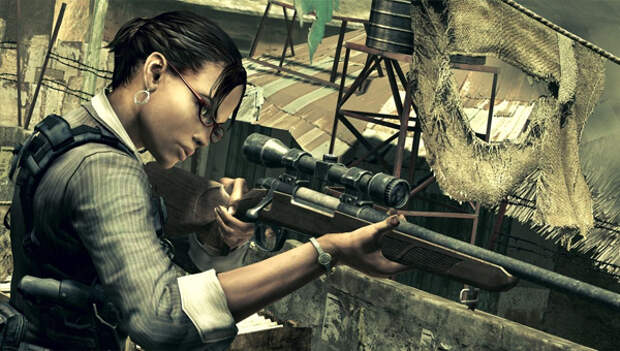 Шева Аломар, появившаяся в 5-й серии Resident Evil