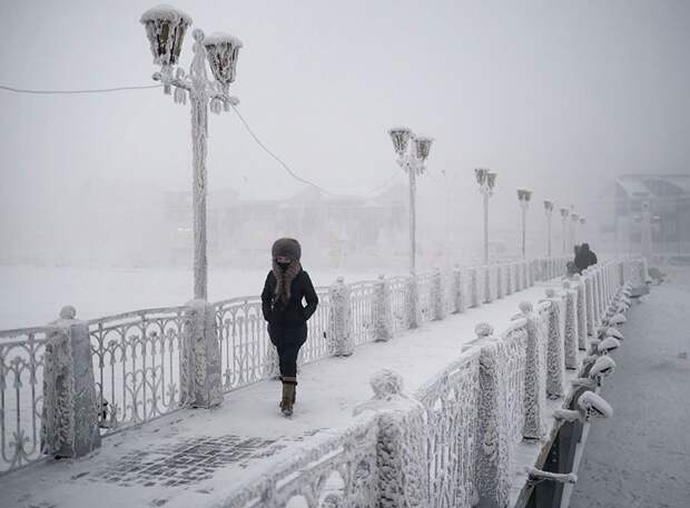 Самый холодный город на Земле зима, люди, якутск