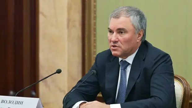 Володин призвал лидеров ЕС обратить внимание на заявления Зеленского о войне