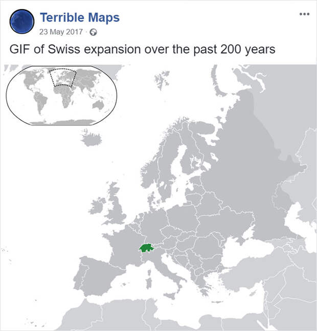 Gif Of Swiss Expansion Over The Past 200 Years