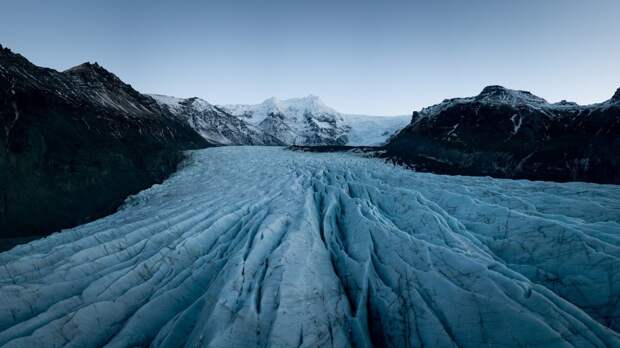 Ледник Свинафеллсйокюдль, Исландия. Фотограф - Сирил Ханни красивые места, красота, ледник, ледники, природа, путешественникам на заметку, туристу на заметку, фото природы