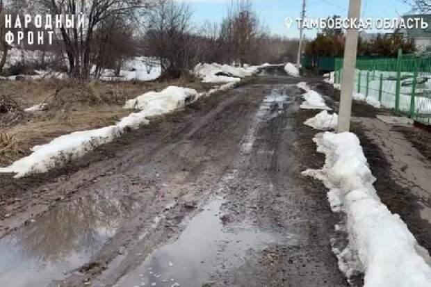 Жители улицы Ласковской в Тамбове 19 лет ждут ремонта дороги