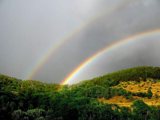 rainbows48 rainbows48 50 потрясающих фотографий двойной радуги