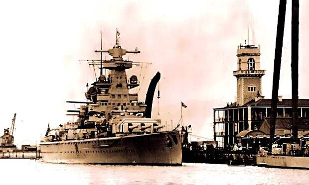 Тяжёлый крейсер типа Deutschland - "Admiral Scheer".
