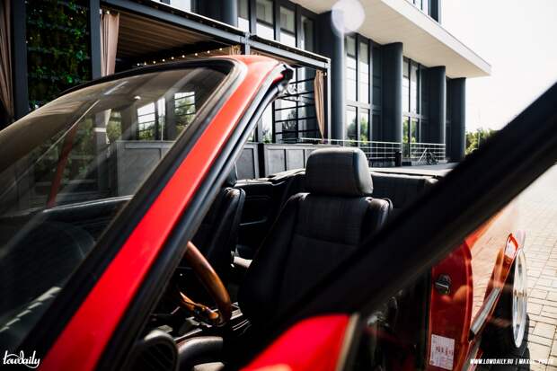 Интерьер BMW E30 cabrio