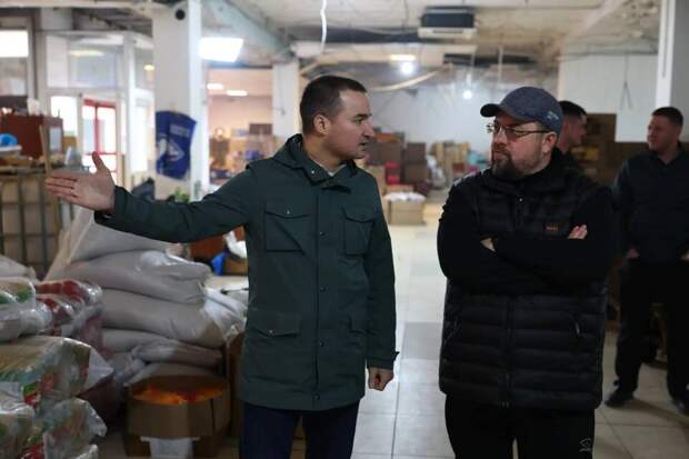 Глава Алексеевского района Сергей Демидов доставил гуманитарный груз в Лисичанск