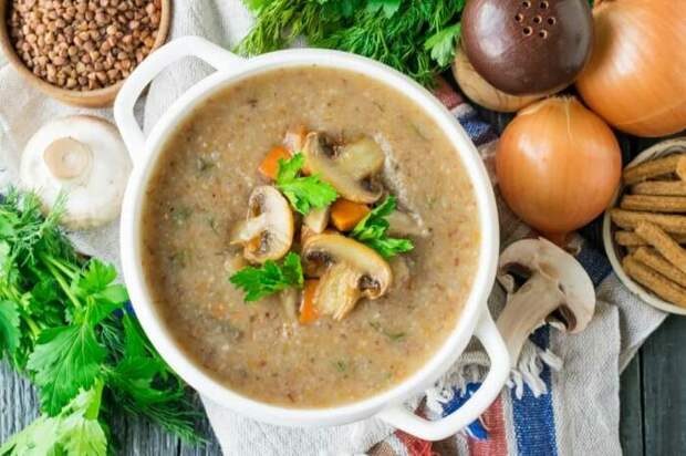 Гречневый суп. \ Фото: niftyrecipe.com.