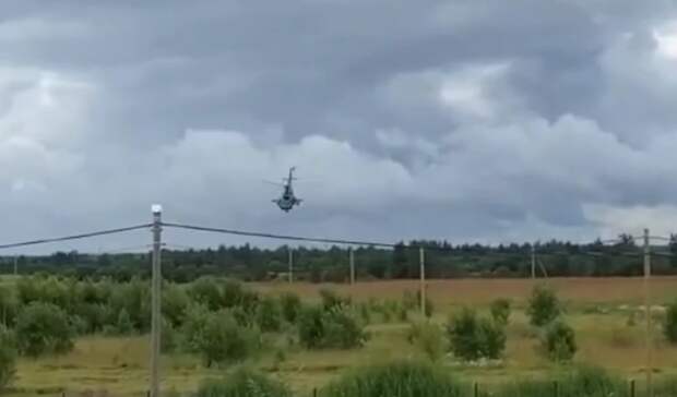 Под Петербургом жестко сел вертолет с бойцами Росгвардии (видео)