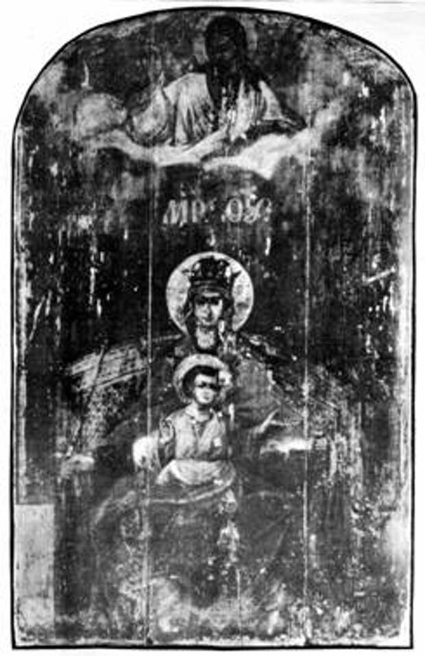 Икона Божией Матери Державная, явленная 2/15 марта 1917 г. (фото подлинника)