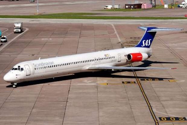 McDonnell Douglas MD-82 авиакомпании SAS Scandinavian Airlines