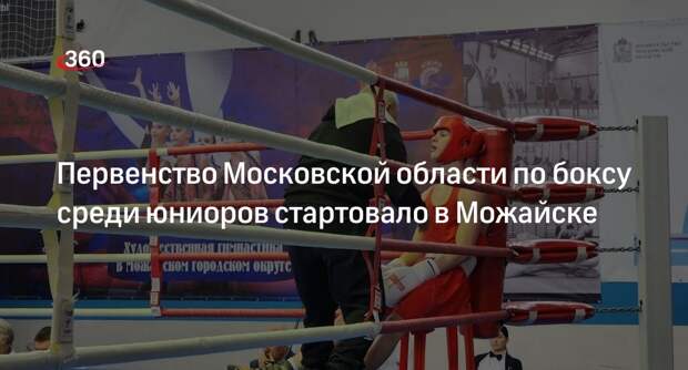 Первенство Московской области по боксу среди юниоров стартовало в Можайске