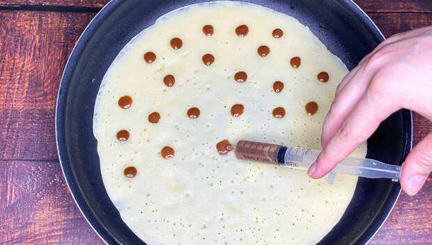 Самые красивые и вкусные блинчики в горошек
