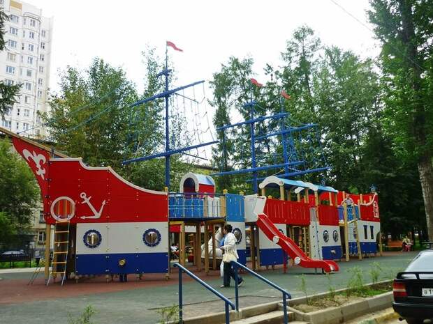 дворик, район, креатив