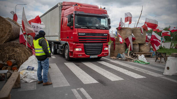 Польские фермеры решили возобновить блокаду КПП на границе с Украиной