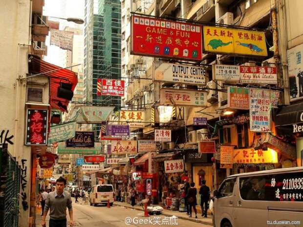Такое можно увидеть только в Гонконге китай, гонконг, особенности