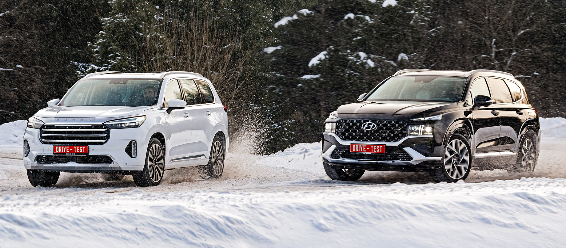 Тест-драйв: Ищем причины купить Exeed VX вместо кроссовера Hyundai Santa Fe