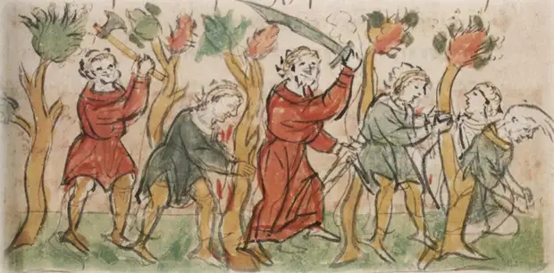 Восстание волхвов в Суздале (Иллюстрация из открытых источников)