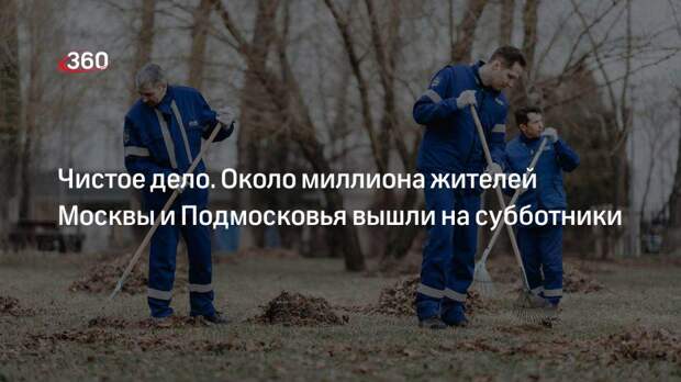 Жители Капотни убрали парки и высадили туи