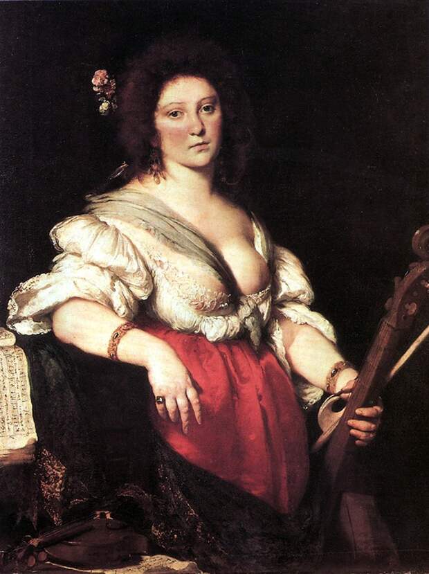 После смерти Агнессы ещё появлялись портреты женщин «в греческой одежде», то есть — с одной открытой грудью. Портрет кисти Бернардо Строцци.