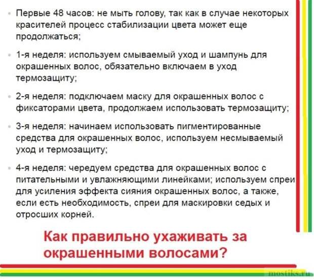 Как правильно ухаживать за окрашенными волосами?