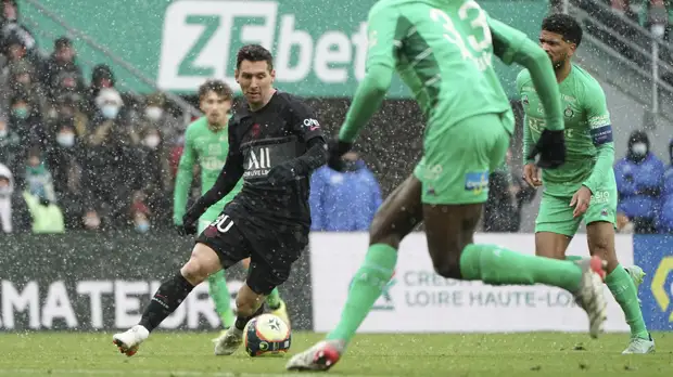 Ассистентский хет-трик Месси помог ПСЖ обыграть «Сент-Этьен» в Лиге 1