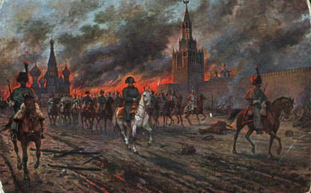 Пожар в Москве