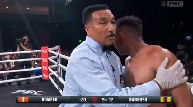 Tony Weeks terrible stoppage