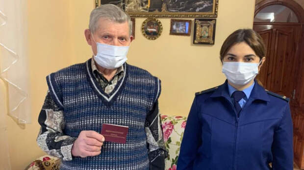 Прокуратура Крыма добилась присвоения статуса ветерана 89-летнему пенсионеру