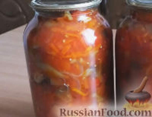 Фото к рецепту: Салат из перца на зиму Фото к рецепту: Салат из перца на зиму