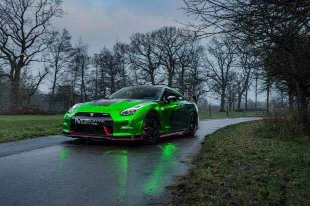 Виниловый стайлинг в стиле "Годзиллы" для Nissan GT-R Nismo nissan, nissan gt-r, авто, автомобили, автотюнинг, спорткар, суперкар, тюнинг