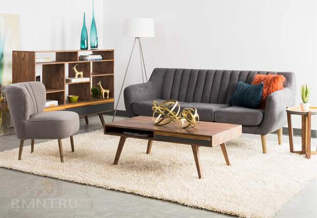 Интерьер в стиле mid-century modern