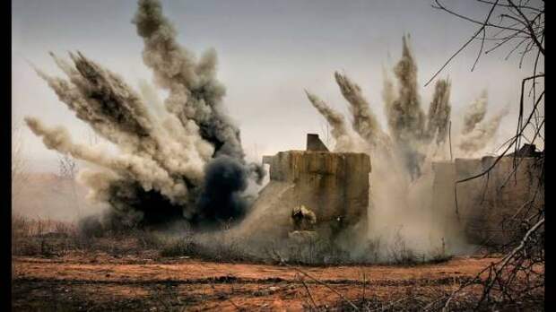 Мощные позиционные бои в районе Краматорска (Видео)