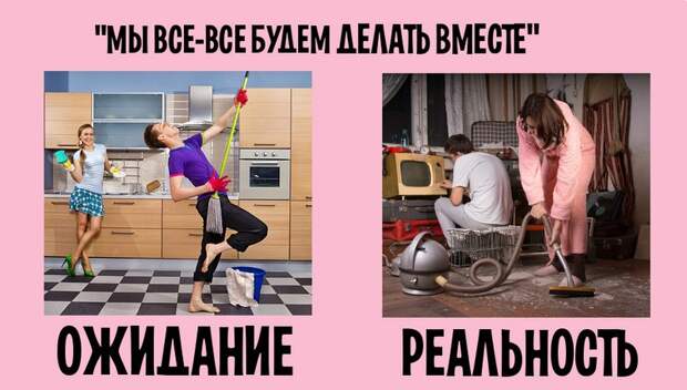 Семейная жизнь: ожидание и реальность ожидание, реальность, семейная жизнь
