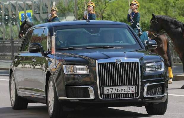 Aurus «Сенат» - лимузин для президента России. | Фото: kommersant.ru.
